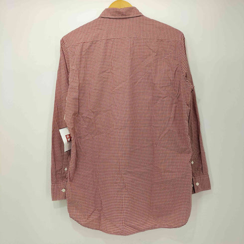 バーバリーロンドン BURBERRY LONDON コットン100 ホース刺繍 チェック ボタンダウン L/S シャツ メンズ import:M