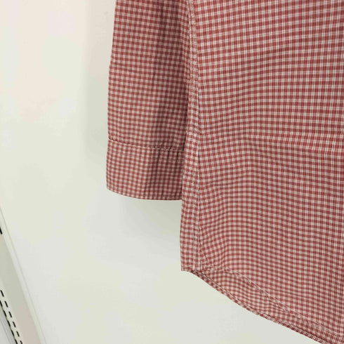 バーバリーロンドン BURBERRY LONDON コットン100 ホース刺繍 チェック ボタンダウン L/S シャツ メンズ import:M