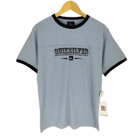 クイックシルバー Quiksilver フロントロゴプリントリンガーTシャツ メンズ JPN:L