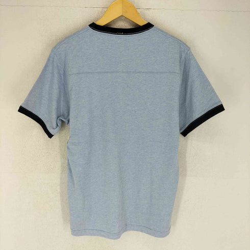 クイックシルバー Quiksilver フロントロゴプリントリンガーTシャツ メンズ JPN:L