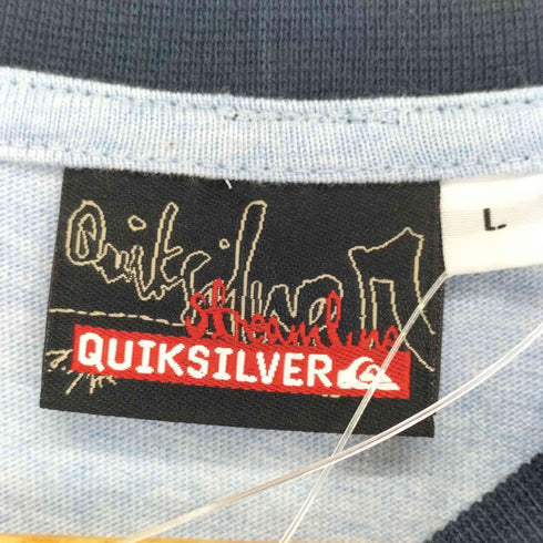 クイックシルバー Quiksilver フロントロゴプリントリンガーTシャツ メンズ JPN:L