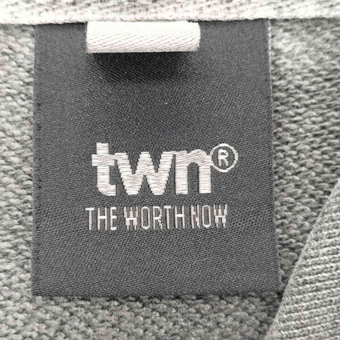 twn ダブルジップ スウェットジップアップパーカー casual メンズ XL