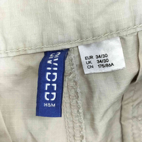 エイチアンドエム H&M ミリタリー カーゴパンツ メンズ 34