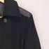コムサイズム COMME CA ISM lamb leather 羊革 レザー切り替え ピーコート メンズ JPN:L