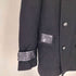 コムサイズム COMME CA ISM lamb leather 羊革 レザー切り替え ピーコート メンズ JPN:L