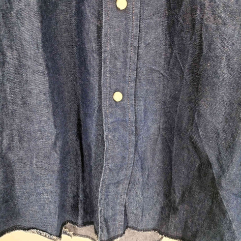 ラングラー Wrangler USA製 ウエスタンデニムシャツ メンズ 16 1/2