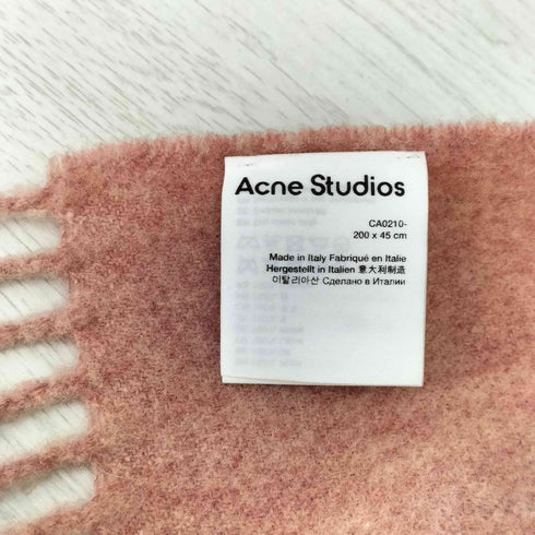 アクネストゥディオズ ACNE STUDIOS Fringe Wool ScarF Skinny フリンジウールスカーフ ナロー レディース