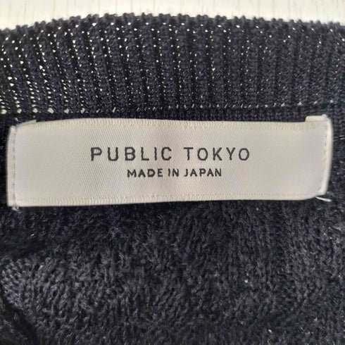 パブリックトウキョウ PUBLIC TOKYO メッシュニット レディース