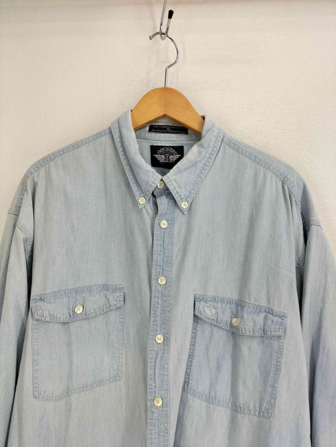 ドッカーズ DOCKERS 90S シャンブレー L/S BD シャツ メンズ import:XL
