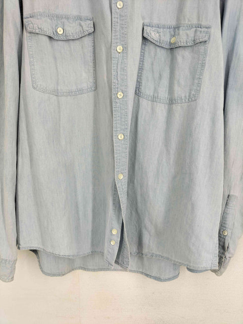 ドッカーズ DOCKERS 90S シャンブレー L/S BD シャツ メンズ import:XL