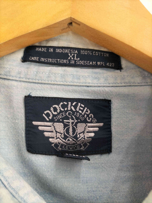 ドッカーズ DOCKERS 90S シャンブレー L/S BD シャツ メンズ import:XL