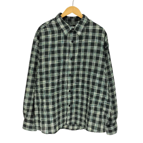 ザラ ZARA チェック柄 シワ加工 L/S シャツ メンズ JPN:XXL