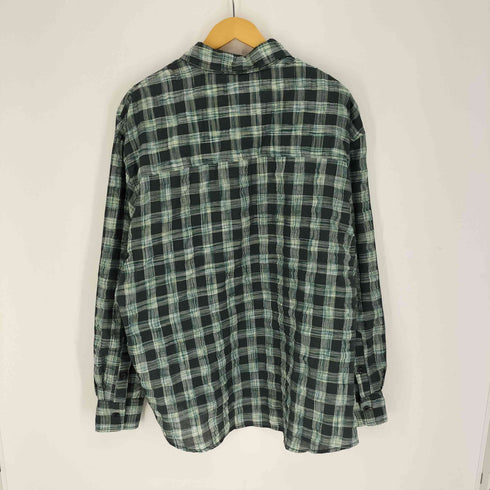 ザラ ZARA チェック柄 シワ加工 L/S シャツ メンズ JPN:XXL