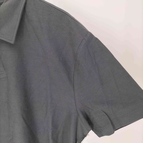 ザラ ZARA ワッフル テクスチャー ポロシャツ メンズ import:XL