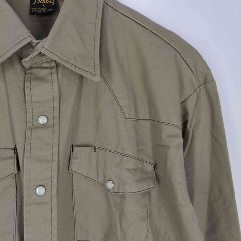プレンティス Prentiss USA製 ウエスタンシャツ メンズ JPN:L