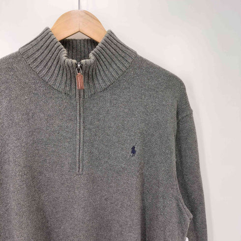 ポロバイラルフローレン Polo by RALPH LAUREN ハーフジップコットンニット メンズ JPN:XL