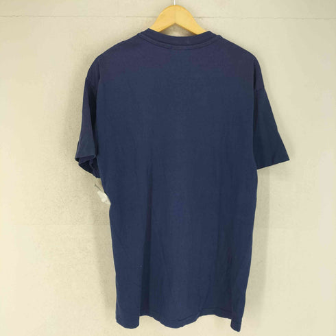 90-00S HRLA USA製 袖裾シングル 星条旗プリントクルーネックTシャツ メンズ import:L