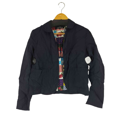 トリココムデギャルソン tricot COMME des GARCONS 裏地パッチワークデザイン テーラードジャケット レディース JPN:M