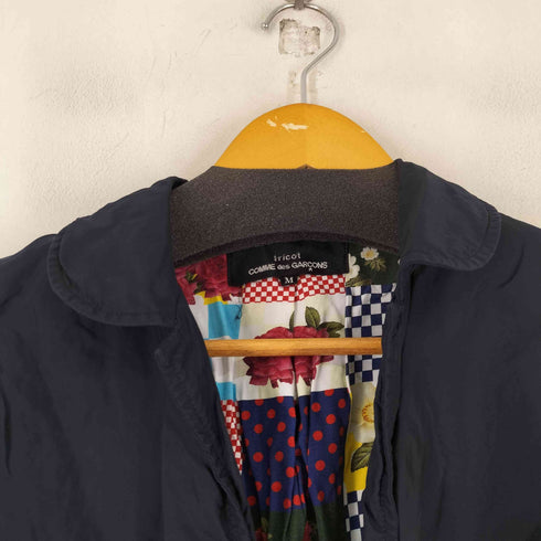 トリココムデギャルソン tricot COMME des GARCONS 裏地パッチワークデザイン テーラードジャケット レディース JPN:M