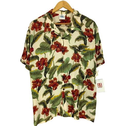 ISLAND DREAM 総柄アロハシャツ メンズ JPN:XL