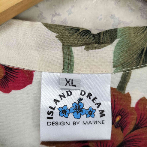 ISLAND DREAM 総柄アロハシャツ メンズ JPN:XL