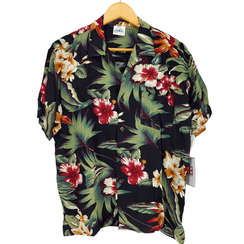 ISLAND DREAM 総柄アロハシャツ メンズ JPN:XL