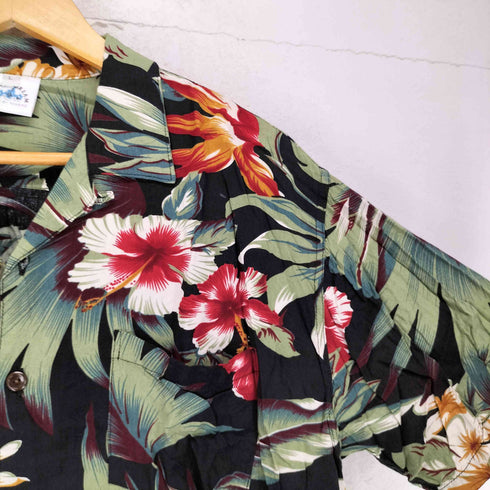 ISLAND DREAM 総柄アロハシャツ メンズ JPN:XL