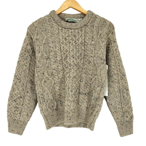 アランクラフト aran crafts 90s- カラーネップ フィッシャーマンニット レディース XS