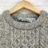 アランクラフト aran crafts 90s- カラーネップ フィッシャーマンニット レディース XS