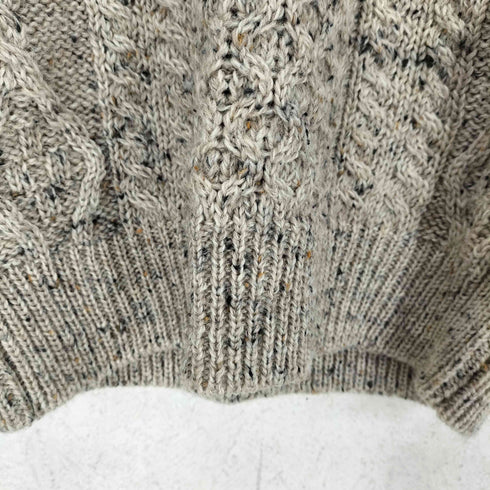 アランクラフト aran crafts 90s- カラーネップ フィッシャーマンニット レディース XS