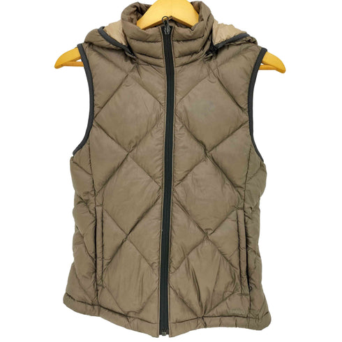 エディーバウアー Eddie Bauer EB800 FILL POWER フーデッド ダウンベスト フード着脱可 レディース PXS