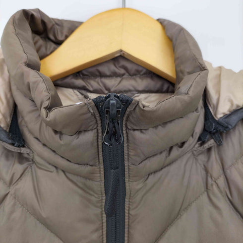エディーバウアー Eddie Bauer EB800 FILL POWER フーデッド ダウンベスト フード着脱可 レディース PXS