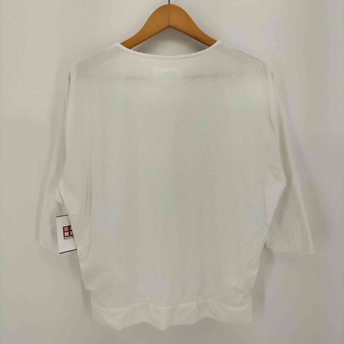 エムエムシックスメゾンマルタンマルジェラ MM6 Maison Martin Margiela 13AW イタリア製 コーデュロイ Vネック 5分袖 S/S シャツ レディース import:S