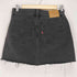 リーバイス LEVI STRAUSS&CO ICON SKIRT ブラックデニムミニスカート Y2K レディース 25