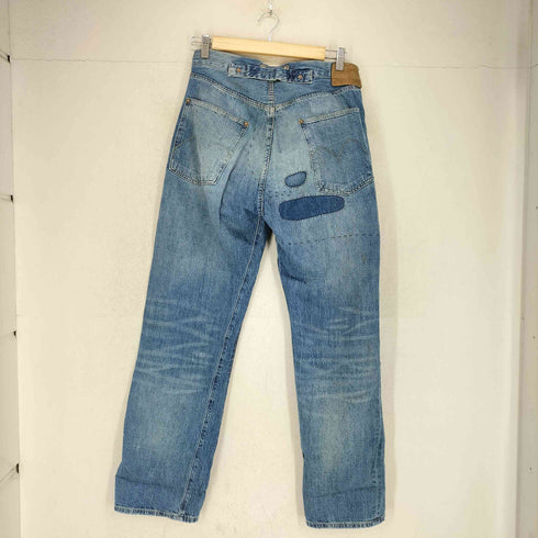 リーバイスヴィンテージクロージング Levis Vintage Clothing 1915モデル 501XX シンチバック ステッチダメージデザインボタンフライデニムパンツ レディース W29