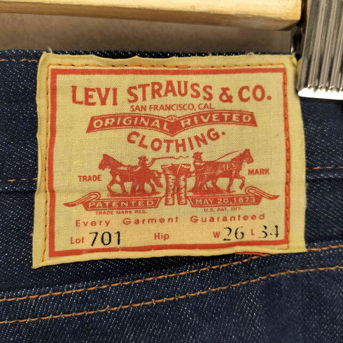 リーバイスヴィンテージクロージング Levis Vintage Clothing 701 ジップフライデニムパンツ レディース W26L34