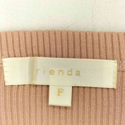 リエンダ rienda パフショルダーカットTOP レディース FREE