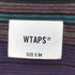 ダブルタップス WTAPS ロゴ刺繍 ボーダー クルーネック 半袖Tシャツ カットソー メンズ JPN:4