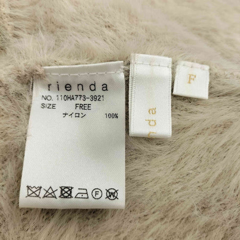 リエンダ rienda チェックジャガードカーディガン レディース FREE