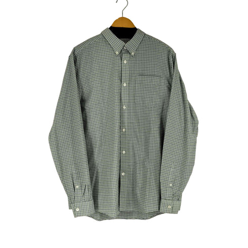エディーバウアー Eddie Bauer WRINKLE RESISTANT RELAXED FIT BDチェックシャツ メンズ JPN:XL