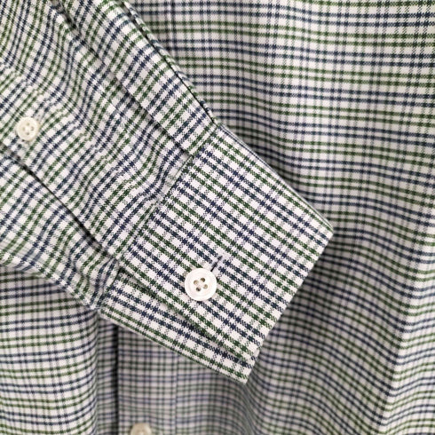 エディーバウアー Eddie Bauer WRINKLE RESISTANT RELAXED FIT BDチェックシャツ メンズ JPN:XL