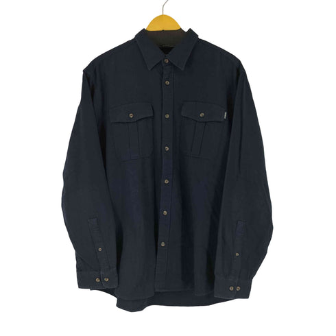 エディーバウアー Eddie Bauer 00S RELAXED FIT L/S ワークシャツ メンズ JPN:L