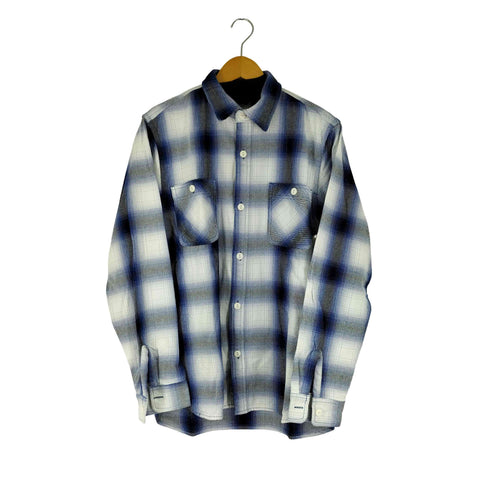 ヒューストン HOUSTON OMBRE CHECK VIYELLA SHIRT メンズ JPN:L