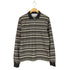 polysooem ボーダー柄L/Sポロシャツ import レディース ONESIZE