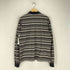 polysooem ボーダー柄L/Sポロシャツ import レディース ONESIZE