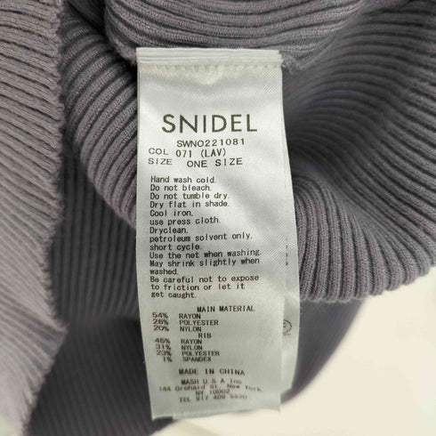 スナイデル snidel ボレロ コンビ ニット ワンピース レディース JPN:1