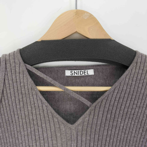 スナイデル snidel ボレロ レイヤード ニット プルオーバー レディース JPN:1