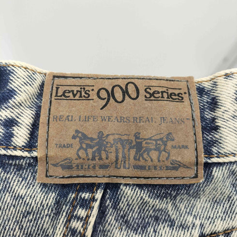 リーバイス Levis 90s 900 Series ケミカルウォッシュ ジッパーフライ ワイド テーパードデニム レディース 10