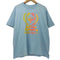 ヘインズ Hanes 90s USA製 裾/袖シングル フロントプリント クルーネック Tシャツ メンズ import:L