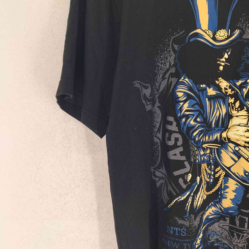 New type system グラフィック 半袖 バンド Tシャツ メンズ JPN:L